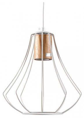 Подвесной светильник Imex MD.9052 MD.9052-1-P-WH+WOOD в Копейске - kopejsk.ok-mebel.com | фото 1