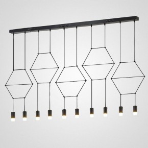 Подвесной светильник Imperiumloft Via Wireflow polyhedral Via01 в Копейске - kopejsk.ok-mebel.com | фото
