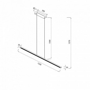 Подвесной светильник Mantra Lineal 8954 в Копейске - kopejsk.ok-mebel.com | фото 3