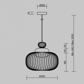 Подвесной светильник Maytoni Levitation MOD376PL-01G в Копейске - kopejsk.ok-mebel.com | фото 5