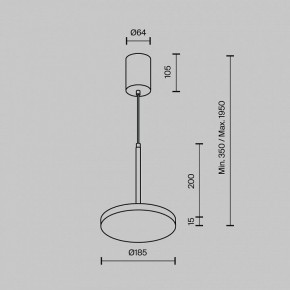 Подвесной светильник Maytoni Plato P076PL-L12W4K-BS в Копейске - kopejsk.ok-mebel.com | фото 6