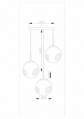 Подвесной светильник Moderli Amo V11524-3P в Копейске - kopejsk.ok-mebel.com | фото 6
