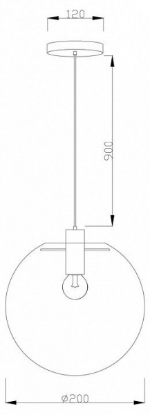 Подвесной светильник Moderli Aurora V11538-1P в Копейске - kopejsk.ok-mebel.com | фото 3