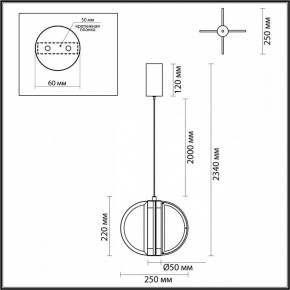 Подвесной светильник Odeon Light Toscana 5447/12L в Копейске - kopejsk.ok-mebel.com | фото 5