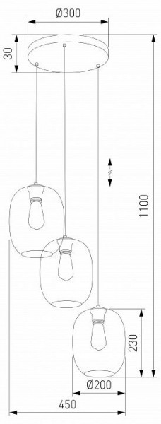 Подвесной светильник TK Lighting Elio 5973 Elio в Копейске - kopejsk.ok-mebel.com | фото 3
