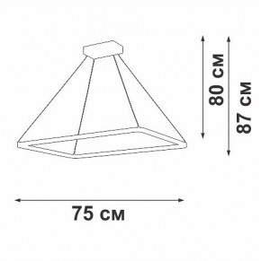 Подвесной светильник Vitaluce V2704 V2704-9/1S в Копейске - kopejsk.ok-mebel.com | фото 3