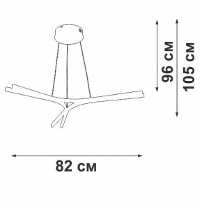 Подвесной светильник Vitaluce V2708 V2708-9/3S в Копейске - kopejsk.ok-mebel.com | фото 3