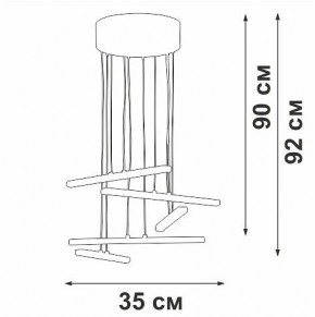 Подвесной светильник Vitaluce V3046 V3046-1/5S в Копейске - kopejsk.ok-mebel.com | фото 5