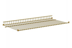 Полка сотовая L695 (золото) в Копейске - kopejsk.ok-mebel.com | фото