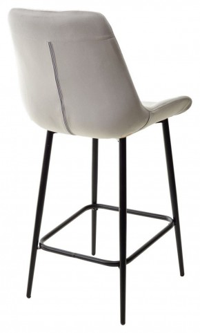 Полубарный стул ХОФМАН, цвет H-09 Светло-серый, велюр / черный каркас H=63cm М-City в Копейске - kopejsk.ok-mebel.com | фото 6