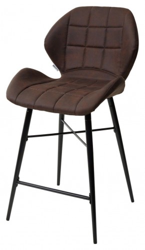 Полубарный стул MARCEL COWBOY-#800 темно-коричневый (H=65cm), ткань микрофибра М-City в Копейске - kopejsk.ok-mebel.com | фото