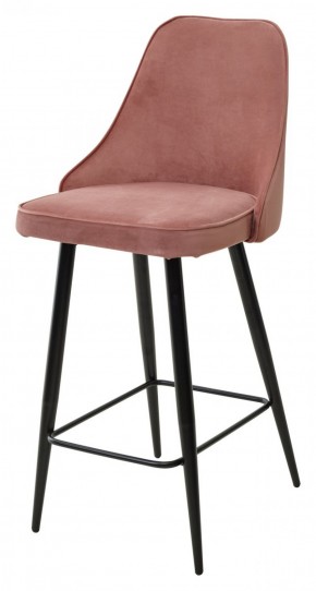 Полубарный стул NEPAL-PB РОЗОВЫЙ #15, велюр/ черный каркас (H=68cm) М-City в Копейске - kopejsk.ok-mebel.com | фото