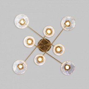 Потолочная люстра Eurosvet Ripple 50389 LED латунь в Копейске - kopejsk.ok-mebel.com | фото 3