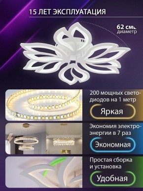 Потолочная люстра Natali Kovaltseva FORTUNA LED LAMPS 81107/6C в Копейске - kopejsk.ok-mebel.com | фото 5