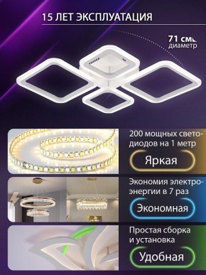 Потолочная люстра Natali Kovaltseva OPTI LED LAMPS 81108/1C в Копейске - kopejsk.ok-mebel.com | фото 5