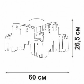 Потолочная люстра Vitaluce V5884 V5884-0/5PL в Копейске - kopejsk.ok-mebel.com | фото 3