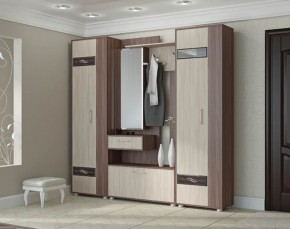 ИНФИНИТИ Прихожая (Секция с зеркалом + 2 шкафа-пенала) в Копейске - kopejsk.ok-mebel.com | фото 2