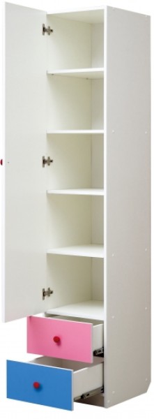 Шкаф 1-но дверный с ящиками и фотопечатью Совята 1.3 (400) в Копейске - kopejsk.ok-mebel.com | фото 2