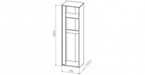 ЛИНДА-2 Шкаф 1-о дверный для одежды (ЛНД.02) в Копейске - kopejsk.ok-mebel.com | фото 2