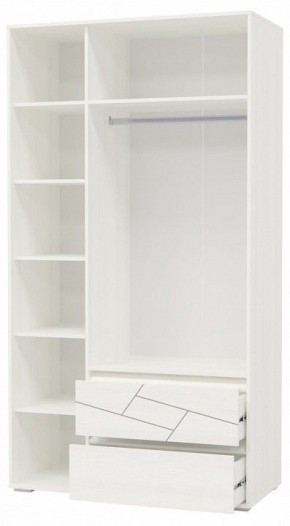Шкаф 3-х дверный с ящиками АДЕЛИНА (4-4832рам.б) в Копейске - kopejsk.ok-mebel.com | фото 2