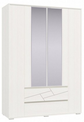 Шкаф 4-х дверный с ящиками АДЕЛИНА (4-4833рам.б) в Копейске - kopejsk.ok-mebel.com | фото