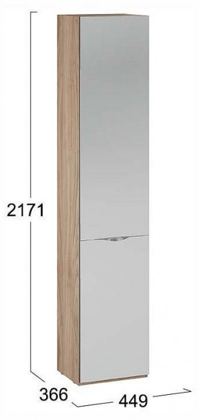 Шкаф для белья Глосс СМ-319.07.012 в Копейске - kopejsk.ok-mebel.com | фото 4