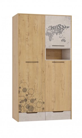 Шкаф для одежды 3 двери и 2 ящика Шк134.0 ДС Стэнфорд в Копейске - kopejsk.ok-mebel.com | фото
