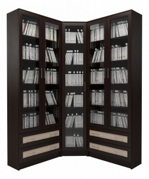 Шкаф книжный Мебелайн-39 в Копейске - kopejsk.ok-mebel.com | фото