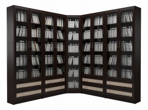 Шкаф книжный Мебелайн-41 в Копейске - kopejsk.ok-mebel.com | фото