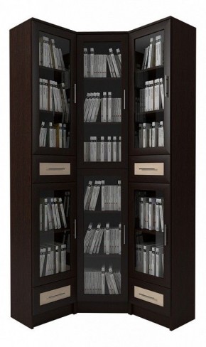 Шкаф книжный Мебелайн-46 в Копейске - kopejsk.ok-mebel.com | фото