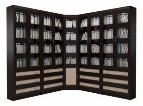 Шкаф книжный Мебелайн-57 в Копейске - kopejsk.ok-mebel.com | фото