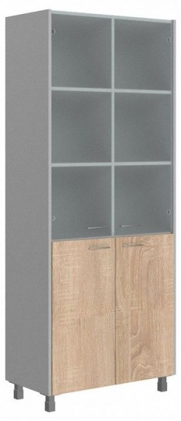 Шкаф книжный Offix New OHC 87.2 в Копейске - kopejsk.ok-mebel.com | фото