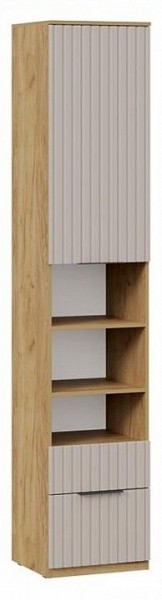 Шкаф комбинированный Хилтон Исп. 2 в Копейске - kopejsk.ok-mebel.com | фото 2