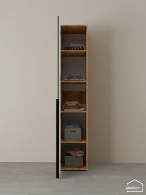 Шкаф Linnea MHR-1-2 2050х400х510 (ДВ-М 11.1.25) в Копейске - kopejsk.ok-mebel.com | фото 4