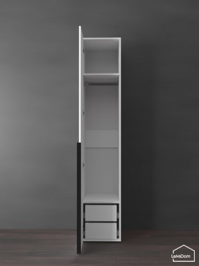 Шкаф Linnea MHR-1-3 2050х400х510 (Белый-М 11.1.2) в Копейске - kopejsk.ok-mebel.com | фото 6