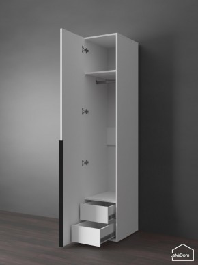 Шкаф Linnea MHR-1-3 2050х400х510 (Белый-М 11.1.2) в Копейске - kopejsk.ok-mebel.com | фото 7