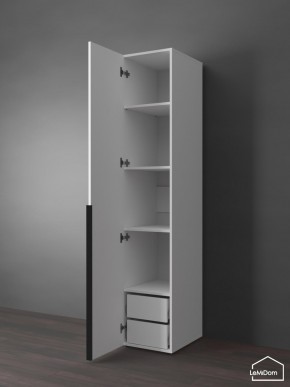 Шкаф Linnea MHR-1-3 2050х400х510 (Белый-М 11.1.2) в Копейске - kopejsk.ok-mebel.com | фото 5