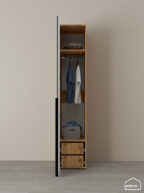 Шкаф Linnea MHR-1-3 2050х400х510 (ДВ-М 11.1.25) в Копейске - kopejsk.ok-mebel.com | фото 5
