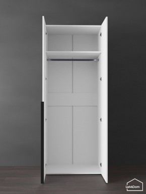 Шкаф Linnea MHR-2 2050х800х510 (Белый-М 11.1.1) в Копейске - kopejsk.ok-mebel.com | фото 4