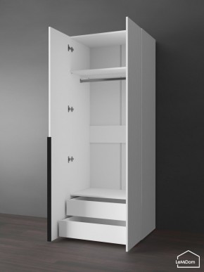 Шкаф Linnea MHR-2-3 2050х800х510 (Белый-М 11.1.2) в Копейске - kopejsk.ok-mebel.com | фото 5
