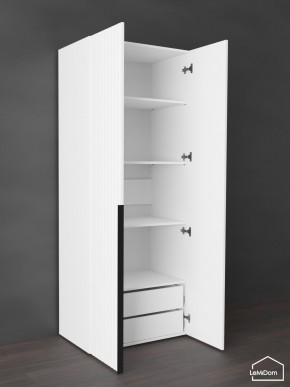 Шкаф Linnea MHR-2-4 2050х800х510 (Белый-М 11.1.2) в Копейске - kopejsk.ok-mebel.com | фото 6