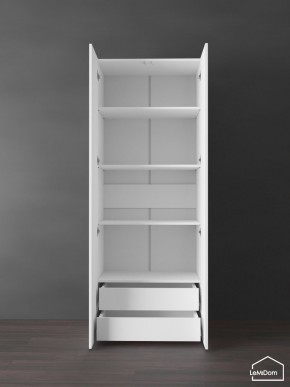 Шкаф Linnea MHR-2PO-4 2050х800х510 (Белый-М 11.1.2) в Копейске - kopejsk.ok-mebel.com | фото 6