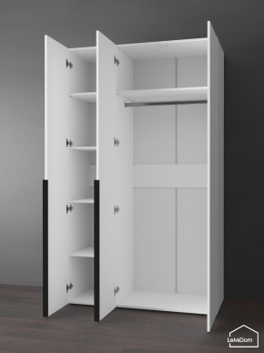 Шкаф Linnea MHR-3-1 2050х1200х510 (Белый-М 11.1.2) в Копейске - kopejsk.ok-mebel.com | фото 5