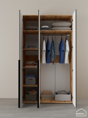 Шкаф Linnea MHR-3-1 2050х1200х510 (ДВ-М 11.1.25) в Копейске - kopejsk.ok-mebel.com | фото 4