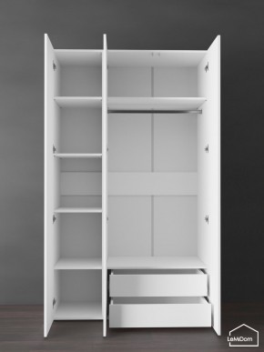Шкаф Linnea MHR-3PO-2 2050х1200х510 (Белый-М 11.1.2) в Копейске - kopejsk.ok-mebel.com | фото 5