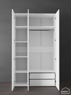 Шкаф Linnea MHR-3PO-2 2050х1200х510 (Белый-М 11.1.2) в Копейске - kopejsk.ok-mebel.com | фото 6