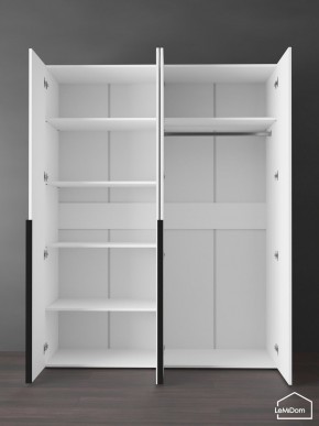 Шкаф Linnea MHR-4-1 2050х1600х510 (Белый-М 11.1.2) в Копейске - kopejsk.ok-mebel.com | фото 4