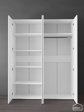 Шкаф Linnea MHR-4PO-1 2050х1600х510 (Белый-М 11.1.2) в Копейске - kopejsk.ok-mebel.com | фото 4
