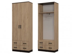Шкаф «ЛОФТ» для одежды с 2-я ящиками в Копейске - kopejsk.ok-mebel.com | фото 2