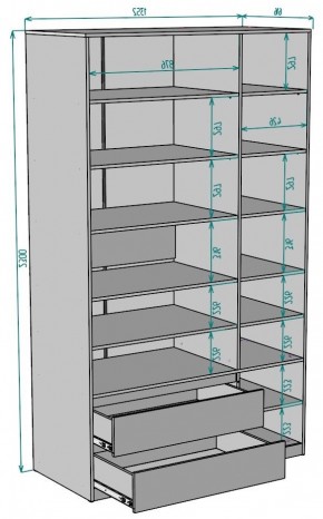 Шкаф Мальта H219 в Копейске - kopejsk.ok-mebel.com | фото 2